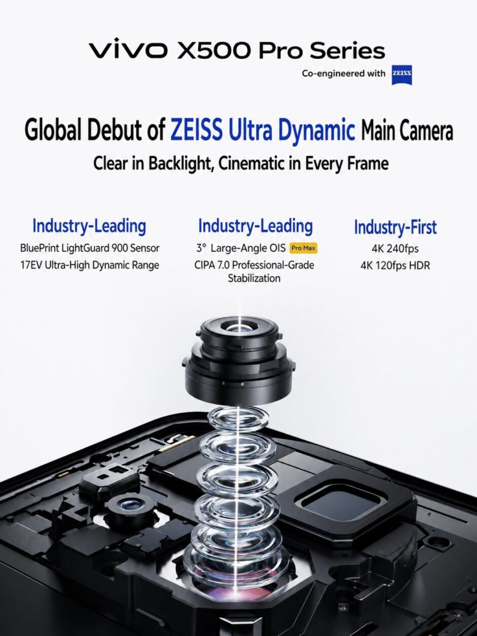 Vivo X500 Pro Specs