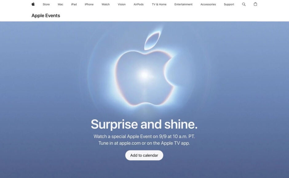 Apple's Website