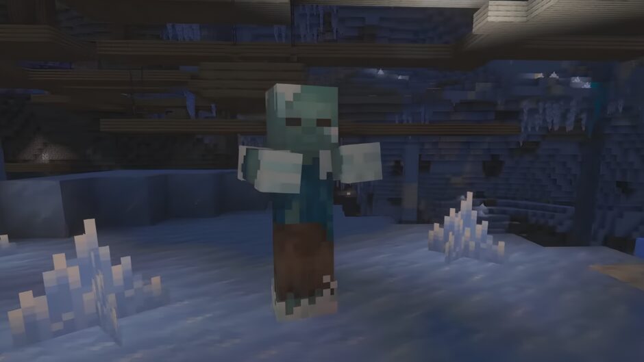 Minecraft LIVE Showcases Frozen Zombie