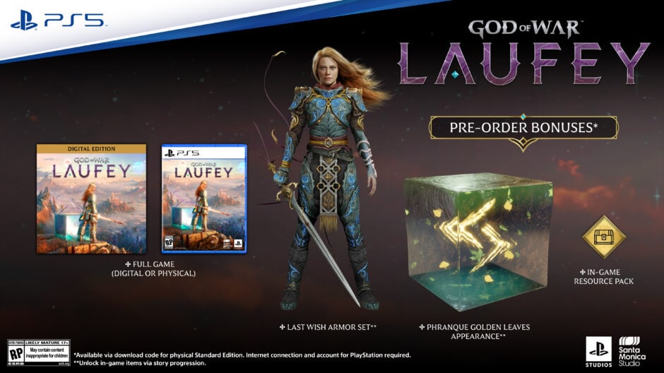 God Of War Laufey Pre Order Bonuses