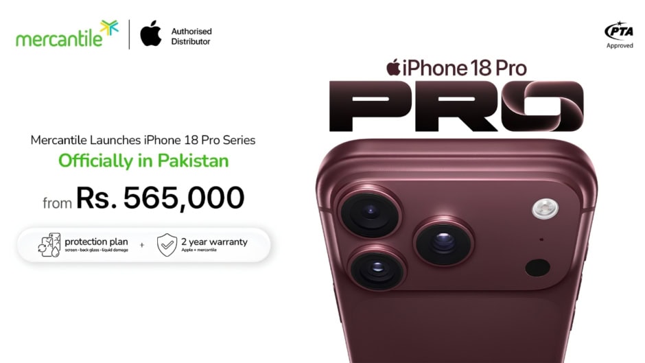 Mercantile Launches Iphone 18 Pro Iphone 18 Pro Max Officially In Pakistan