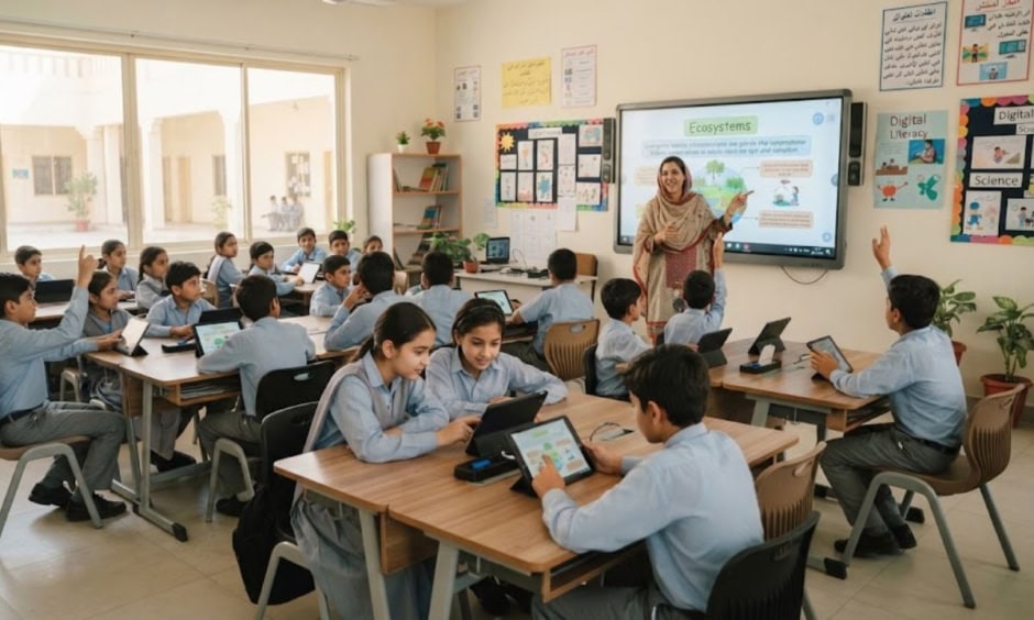Sindh Launches 49 Digital Classrooms And 20 Satellite Schools For Special Children