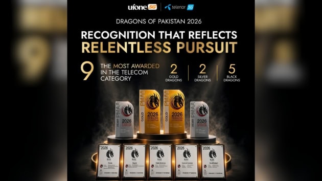 Ufone Telenor Pakistan Secure Nine Awards At Dragons Of Pakistan 2026