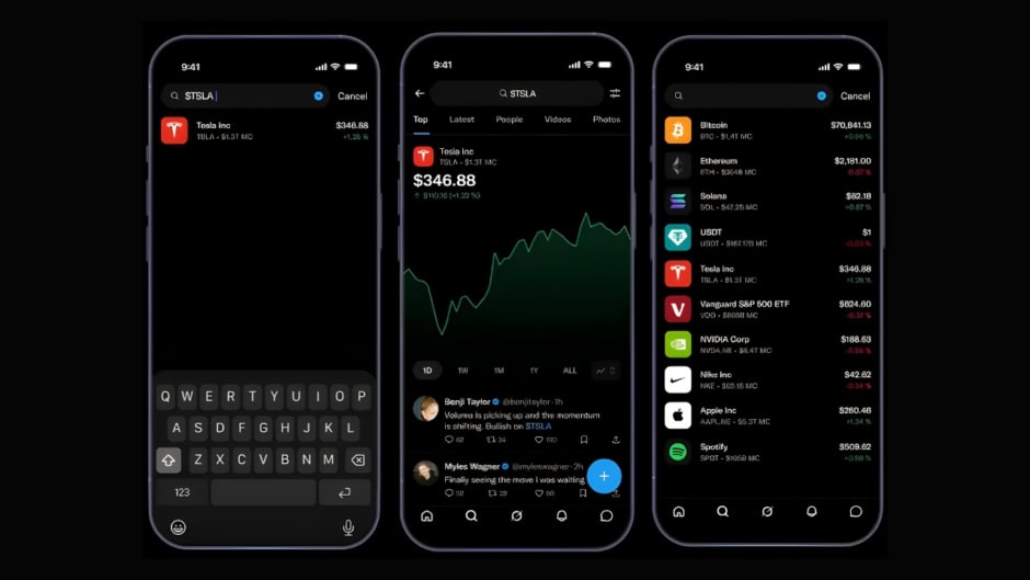 X Now Offers Tap Through Crypto Trading