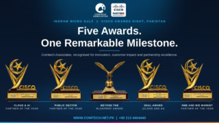 Five Awards One Milestone Comtech Associates Honored At The Ingram Micro Gulf X Cisco Awards Night In Pakistan