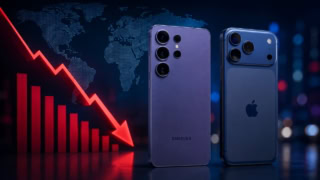 Global Smartphone Shipments Fall 20% as Samsung and Apple Gain Ground