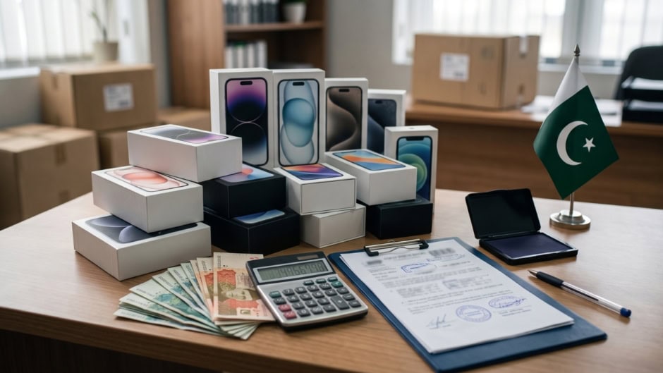 Pakistans Mobile Phone Imports Fell 16 6 To 417 24m In First Quarter Fy27