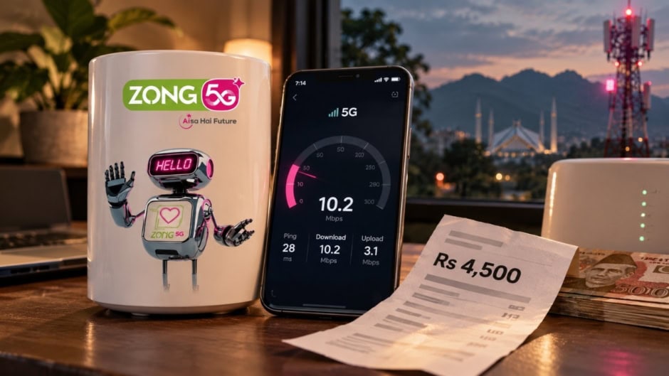 Rs 4500 For 10 Mbps This Is What Zong Thinks 5g Should Look Like In Pakistan