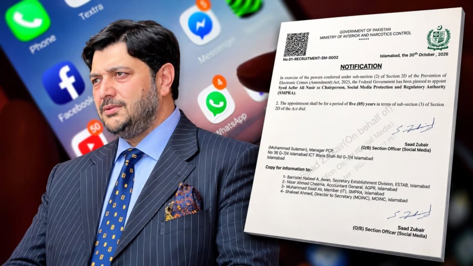 Syed Azfar Ali Nasir Appointed Chairman SMPRA